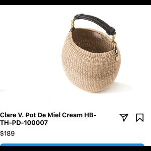 Clare V Basket Mini Purse
